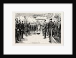 The Naval Manoeuvres, with the Northern Fleet: A Man-of-War Funeral at Sea by Anonymous