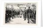 The Naval Manoeuvres, with the Northern Fleet: A Man-of-War Funeral at Sea by Anonymous
