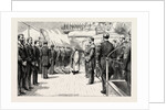 The Naval Manoeuvres, with the Northern Fleet: A Man-of-War Funeral at Sea by Anonymous