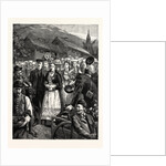 Our Artist in Norway: A Peasant's Wedding at Vossevangen by Anonymous