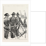 The Visit of the French Fleet: French Officers Saluting H.M. The Queen by Anonymous