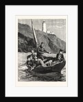 The Holiday Season, Fishing Off the Start Light House by Anonymous