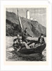 The Holiday Season, Fishing Off the Start Light House by Anonymous