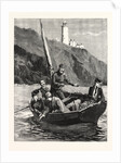 The Holiday Season, Fishing Off the Start Light House by Anonymous