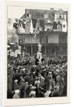 The Unveiling of the Marlowe Memorial at Canterbury: Mr. Henry Irving Delivering His Address by Anonymous