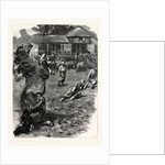 The Mustangs at Littleton Park Farm, Near Shepperton, Lassoing a Colt by Anonymous