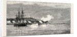 The Civil War in Chili: Forts Valdivia and Yerbas Buenas, at Valparaiso, Firing on the Rebel Congressional Esmeralda by Anonymous