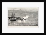 The Civil War in Chili: Forts Valdivia and Yerbas Buenas, at Valparaiso, Firing on the Rebel Congressional Esmeralda by Anonymous