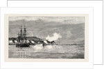 The Civil War in Chili: Forts Valdivia and Yerbas Buenas, at Valparaiso, Firing on the Rebel Congressional Esmeralda by Anonymous