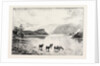 Highland Cattle Among the Islands in Loch Lomond by Anonymous