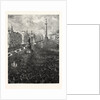 The Funeral of Mr. C.S. Parnell: The Procession Passing Through Sackville Street, Dublin by Anonymous