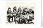 The Free Education Act, the Sewing Class of Elder Girls by Anonymous