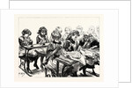 The Free Education Act, the Sewing Class of Elder Girls by Anonymous