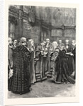 The Lord Chancellor Expressing Her Majesty's Approval of the Election of Mr. Alderman Evans As Lord Mayor Presenting the Loving Cup in the Princes' Chamber of the House of Lords by Anonymous