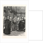 The Lord Chancellor Expressing Her Majesty's Approval of the Election of Mr. Alderman Evans As Lord Mayor Presenting the Loving Cup in the Princes' Chamber of the House of Lords by Anonymous