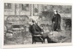 H.R.H. The Prince of Wales and Lord Beaconsfield at Hughenden Manor by Anonymous