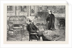 H.R.H. The Prince of Wales and Lord Beaconsfield at Hughenden Manor by Anonymous
