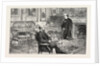 H.R.H. The Prince of Wales and Lord Beaconsfield at Hughenden Manor by Anonymous