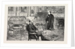 H.R.H. The Prince of Wales and Lord Beaconsfield at Hughenden Manor by Anonymous