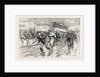 The Gales on the South Coast, Dragging the Lifeboat from Brighton to Portslade by Anonymous