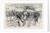 The Gales on the South Coast, Dragging the Lifeboat from Brighton to Portslade by Anonymous