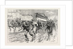 The Gales on the South Coast, Dragging the Lifeboat from Brighton to Portslade by Anonymous