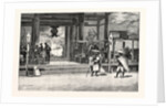 Porch of the Ikuta Temple, Kobe, Japan by Anonymous