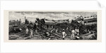 The Accident Near Nagpur on the Great Indian Peninsula Railway: The Wreck of the Leading Engine is Shown Lying Upon Its Side by Anonymous