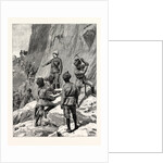 The Fighting Near Gilgit on the North-Western Frontier of India: The Force on Its Way to the Front, the Mountain Battery Marching to Take Up Its Position on the Hillside above Gakuch by Anonymous