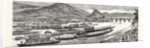 The Viceroy's Tour in Kashmir, the Procession of Boats with His Excellency Nearing the Sumbul Bridge on the Way to Srinagar by Anonymous