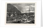 The Great Earthquake in Japan, the Scene of the Disaster: Part of the Town of Gifu, Burned Down after the Earthquake, 4763 Houses Being Destroyed by Anonymous