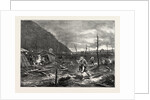 The Great Earthquake in Japan, the Scene of the Disaster: Part of the Town of Gifu, Burned Down after the Earthquake, 4763 Houses Being Destroyed by Anonymous