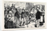 Sketches in Australia: Great Bourke Street, Melbourne by Anonymous