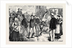 Sketches in Australia: Great Bourke Street, Melbourne by Anonymous