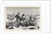 Sketches from India, Antelope Hunting: Caught by Anonymous