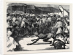 Indian Sketches: Human Tigers at the Mohurrum Festival by Anonymous