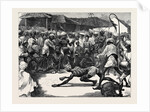 Indian Sketches: Human Tigers at the Mohurrum Festival by Anonymous