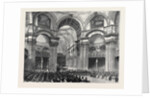 St. Paul's: View Under the Dome During the Service, London by Anonymous
