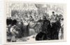 The Lord Mayor Presenting the City Sword to the Queen at Temple Bar, London by Anonymous