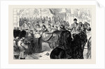 The Lord Mayor Presenting the City Sword to the Queen at Temple Bar, London by Anonymous