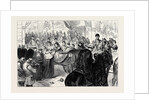 The Lord Mayor Presenting the City Sword to the Queen at Temple Bar, London by Anonymous