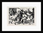 Rome: Maskers Surrounding a Priest at the Carnival by Anonymous