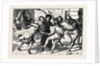 Rome: Maskers Surrounding a Priest at the Carnival by Anonymous