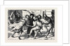 Rome: Maskers Surrounding a Priest at the Carnival by Anonymous