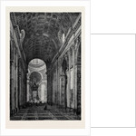 Rome: The Nave of St. Peter's, Italy by Anonymous