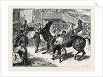 Rome: The Carnival Races: The Barberi Going Up to the Start by Anonymous