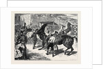 Rome: The Carnival Races: The Barberi Going Up to the Start by Anonymous