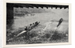 The Oxford and Cambridge Boat Race: Under Hammersmith Bridge by Anonymous