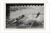 The Oxford and Cambridge Boat Race: Under Hammersmith Bridge by Anonymous