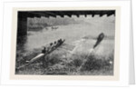 The Oxford and Cambridge Boat Race: Under Hammersmith Bridge by Anonymous
